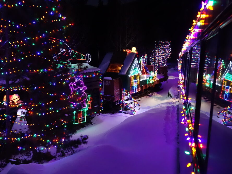 Holiday Trains, Georgetown, light show, holiday music